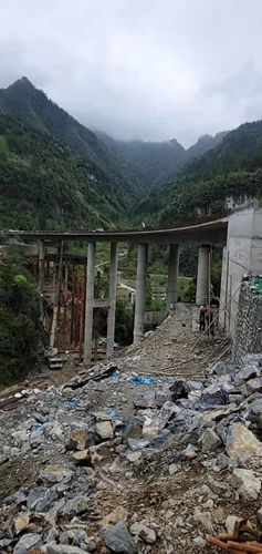 315國道改建工程橋臺裂縫修補